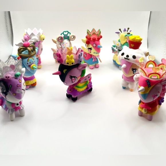 Tokidoki Harajuku Princess Unicorno Complete Set With Chaser - Picture 2 of 12